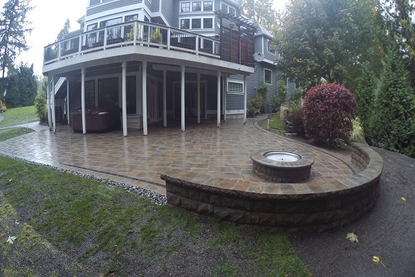 Paver Patio Fire Pit And Wall Expert, Paver Patio Fire Pit Pictures